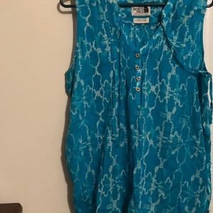 Greenish Blue Blouse brand is THE NORTH FACE .